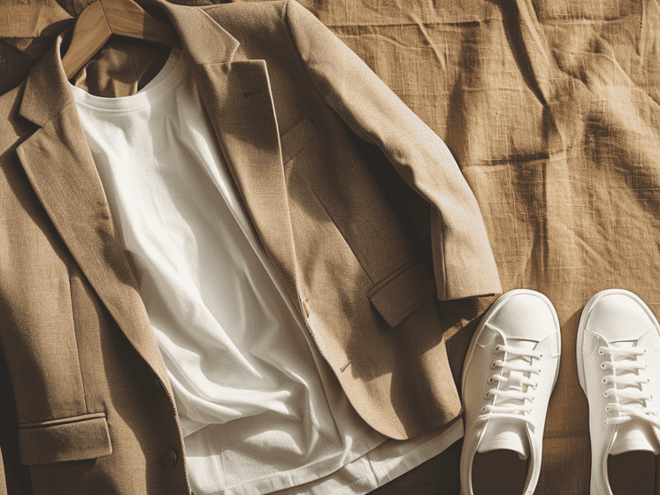 op-maat-gemaakte-blazer-met-wit-shirt-als-mannenmode op maat gemaakt blazer met wit shirt als mannenmode trend